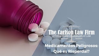 Medicamentos Peligrosos Qué es Risperdal [upl. by Pendergast]