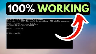 How to Fix System Error 5 Has Occurred Access is Denied in Windows 11 [upl. by Ayam]