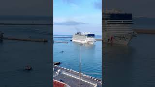 Viking Cruises And Norwegian Epic In Port Livorno Italy 🇮🇹 [upl. by Ordnajela]