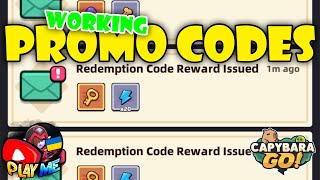 ALL WORKING PROMO CODES HOW TO REDEEM – Get Free Keys Gems Energy amp more in Capybara Go [upl. by Nosahc509]