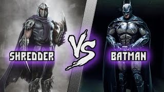 Шреддер vs Бэтмен  Shredder TMNT vs Batman DC [upl. by Roos]