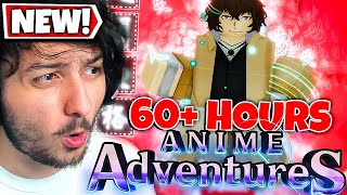 I Spent 60 HOURS on the NEW Bungo Stray Dogs Update in Anime Adventures Roblox [upl. by Nuahsel]