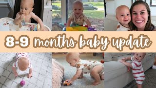 89 MONTH BABY UPDATE WALKING TEETHING PLAYING EATING SLEEPING [upl. by Willyt344]