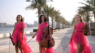 Best pop songs 20212022 Halo Strings String Trio in Dubai [upl. by Kempe]