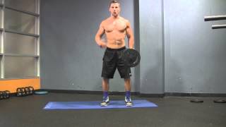 1 Arm Barbell Squats with Tim McComsey [upl. by Eilata73]