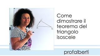 Triangolo isoscele definizione e teorema [upl. by Luis]