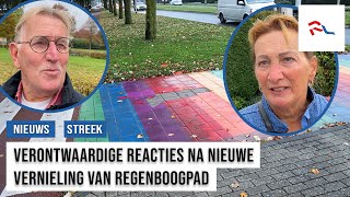 Regenboogpad in Papendrecht wéér vernield Heel triest [upl. by Hobie371]