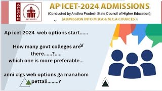 ap ICET 2024 list of govt Universitys [upl. by Kceb]