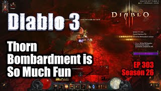 Diablo 3 Crusaders Thorn Bombardment Build is So Much Fun So Much Fun Season 26 [upl. by Ennayr444]