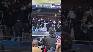 Affrontement au stade de france dès la 10eme minute lors du match France Israel en nation league [upl. by Adnwahsat]