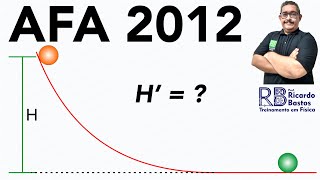 AFA 2012  De acordo com a figura abaixo a partícula A ao ser abandonada de uma altura H [upl. by Ganley]