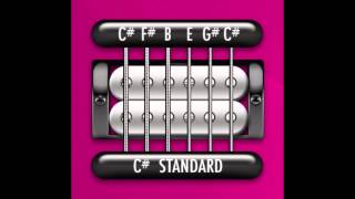 Perfect Guitar Tuner C  Db Standard  C F B E G C [upl. by Mazurek]