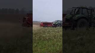 DEUTZ FAHR 7250 TTV mit Maskinfabriken BREDAL 7100 Vejle [upl. by Mundy]