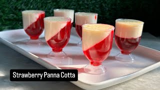 PANNA COTTA  Without Gelatine  Eggless Panna Cotta [upl. by Anirbak]