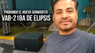 Probando el nuevo subwoofer Elipsis VAB 218🔊🔊 Potencia pura💥 💥  subwoofer amplificacion [upl. by Albers]