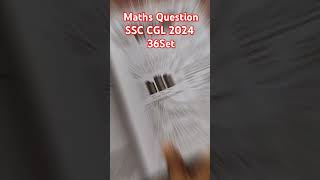 Maths the best book ssc cgl all set 36viralvideo students allahabad rmjavedsirofficial [upl. by Yllier]