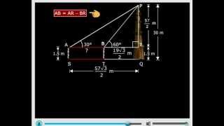 Heights and Distances  Class 10 Mathematics  Some Applications of Trigonometry Solutions Online [upl. by Shirley]