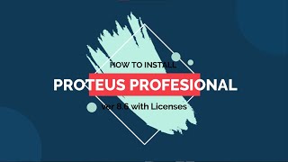 How to Install Proteus Professional ver 86 with License [upl. by Atiuqiram]