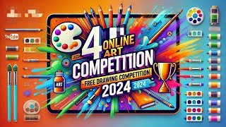 4th Online ART COMPETITION 😱  Diwali Special Competition 🪔  2024 Free Art Competition 🤩 [upl. by Ahtnahc]