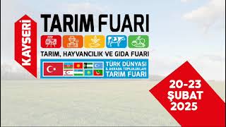 KAYSERİ TARIM FUARI 2025  Atlas Fuarcılık [upl. by Ylehsa]