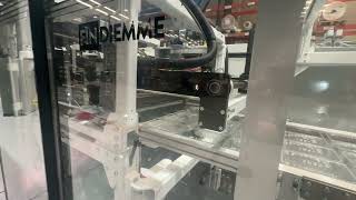 Kiefel KMD78 2 Speed with integrated tray rim coating system from FinDiemme [upl. by Mair]