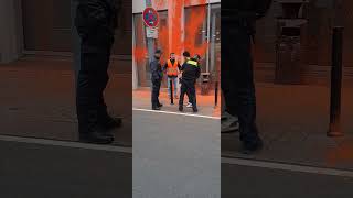 Durchsuchung durch die Polizei letztegeneration lng total berlin 61124 [upl. by Ariad306]