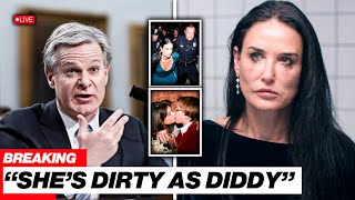 FBI Lists Demi Moore as Key Abuser After Diddy at Diddys Party [upl. by Yehs]