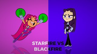 Starfire vs Blackfire Final Battle Game [upl. by Lordan]