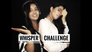 The Whisper Challenge in telugu with my friend Makeover [upl. by Alya]