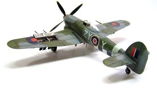 Airfix 172 Hawker Typhoon MkIb Step by Step [upl. by Stonwin139]