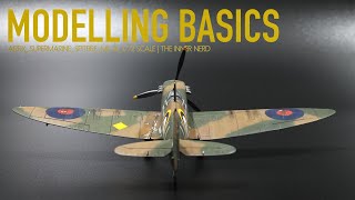 Model Making for Beginners  Airfix Spitfire MkI 172  The Inner Nerd [upl. by Killen]