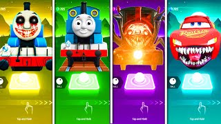 Thomas Train EXE vs Thomas The Train vs Choo Choo Charles vs Mcqueen Eater Tiles Hop EDM Rush [upl. by Medlin]