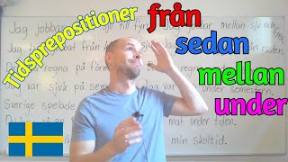 Från mellan sedan under prepositioner och tid SFI [upl. by Eibreh]