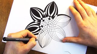 Simple Geometric Pattern  Geometric Drawing [upl. by Seko]