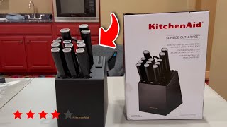 Is this KitchenAid Knife Set GOOD WATCH BEFORE BUYING [upl. by Bilski]