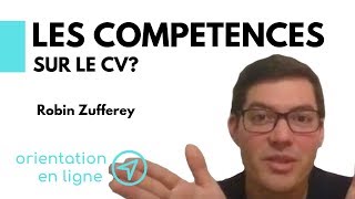 CV comment indiquer les compétences [upl. by Drooff]