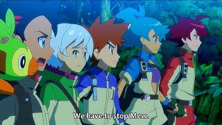 Goh vs Mew full battle  Goh catches Mew  Pokemon Journeys Episode 134 Eng subbed [upl. by Namurt447]