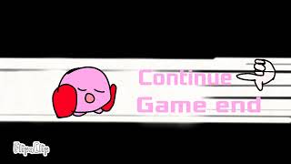 Kirby game over animated [upl. by Mercola]