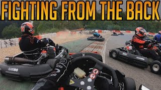 Fighting Through From The Back At Spa Kart Circuit [upl. by Haronid]