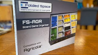 Folded Space Board Game Organizer for Agricola [upl. by Aynotal]