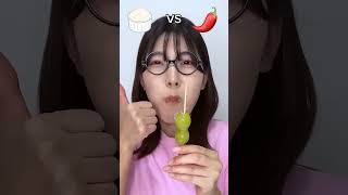 Grapes Stick Vs Spicy Sauce Eating Challengeshortvideo help kindness humanity [upl. by Adohr]