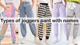 Types of joggers pant with names Trendy Fashion [upl. by Sheppard]