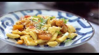 Ricotta filled homemade agnolotti  how to make ravioli [upl. by Docilu616]