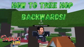 How To Tree Hop Backwards  Shindo Life Roblox Rell Games [upl. by Cohe]