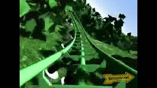 Phantom’s Revenge Original 2001 POV Animation  Kennywood Roller Coasters [upl. by Harli264]