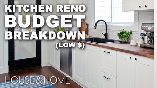 The REAL Cost Of A Kitchen Reno Part 1 Low Budget [upl. by Notselrahc]