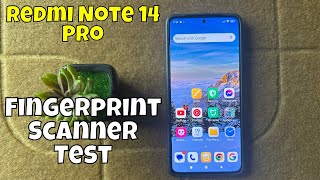 Fingerprint Scanner Test on Redmi Note 14 Pro  Fingerprint Sensor Test on Redmi Note 14 Pro [upl. by Carline678]