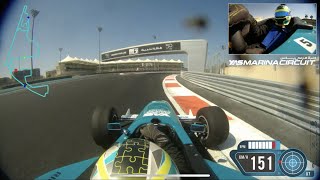 NEW yasmarinacircuit Single Seater F3000 GP Lap Around Shibin Yousaf 0tyre left Lost turn15 [upl. by Carrew915]