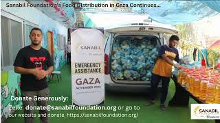 Sanabil Foundation’s Food Distribution in Gaza Continues [upl. by Margaretta]