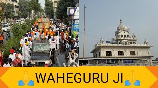 Vadodara Main Nikala Gaya Nagar Kirtan  Waheguru ji Sharbat Da Bhala Karan  my vlog 7 January 2024 [upl. by Ahsiek342]